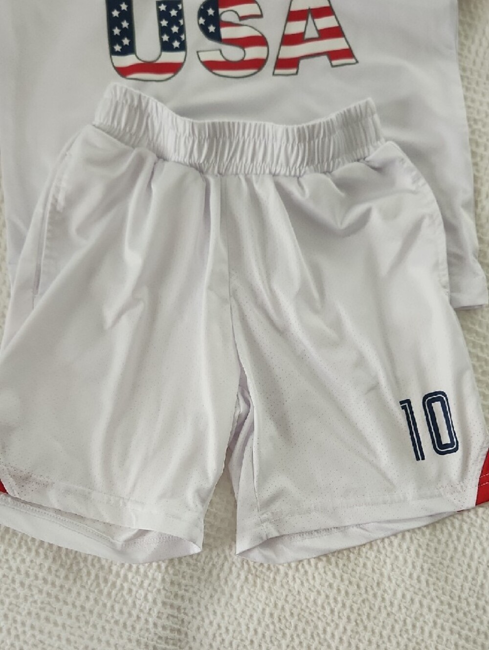 USA White Red & Blue Kids Soccer Set Kids Size 6 - Picture 4 of 7